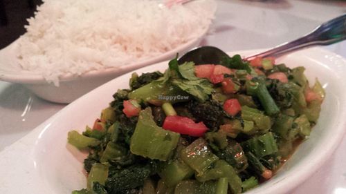 saag (vegan) at Himalayan Restaurant - Longfellow in Minneapolis