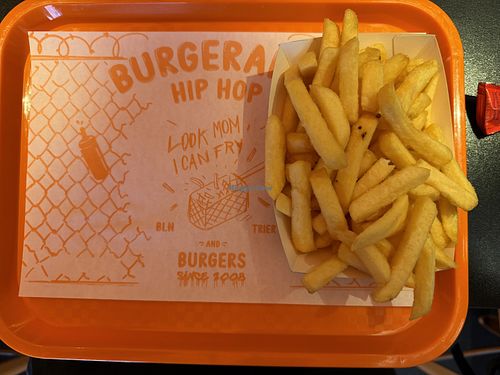 Super tasty fries.  at Burgeramt Prenzlauer Berg in Berlin