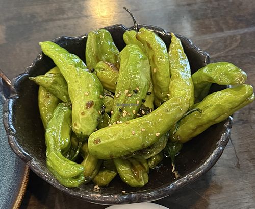 Shishito Peppers- gf & vegan  at Shoyu Sushi (Parker) in Parker