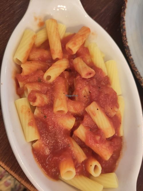 Kids pasta at Two Steeples in Wigston
