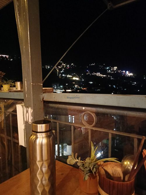 The view at The Hot Pot House Cafe - Mountain View Asian Work-Friendly Cafe in Dharamkot