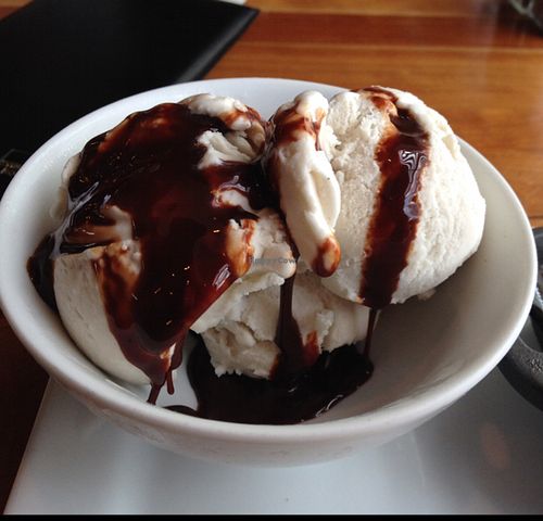 coconut ice cream  at Picazzo's Healthy Italian Kitchen in Scottsdale