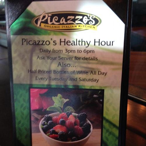 specials at Picazzo's Healthy Italian Kitchen in Scottsdale