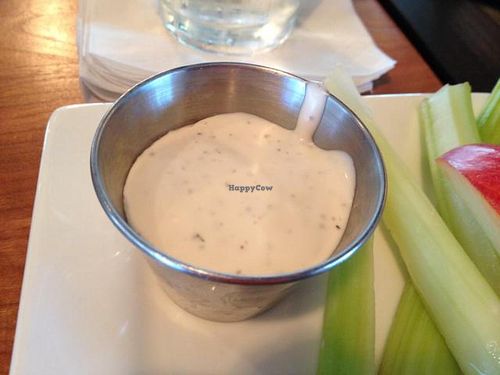 vegan ranch for the vegan chicken strips  at Picazzo's Healthy Italian Kitchen in Scottsdale