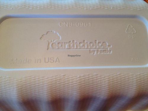 Eco-friendly carry-out containers  at Picazzo's Healthy Italian Kitchen in Scottsdale