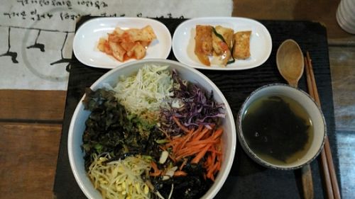 wonderful meal for 6000 won  at Dajeon Cafe in Busan