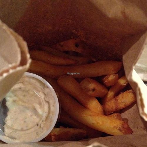 air fries: $4 but you get a huge bag of fries w/ a sauce at Ike's in Tempe