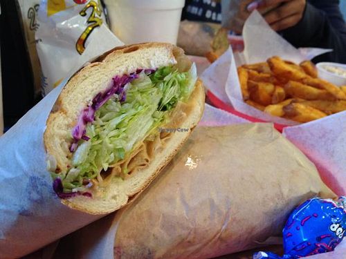 vegan Reuben (aka the Pee Wee - sans vegan cheese) at Ike's in Tempe