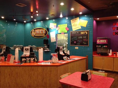 Order at the counter  at Ike's in Mesa