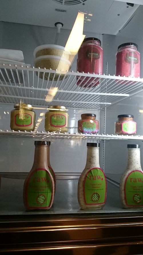 Salad dressings & sauces  at Chicago Raw - Huron St in Chicago