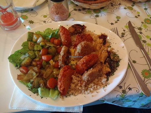 vegan plate  at Restoran Aj'Zdravo in Banja Luka