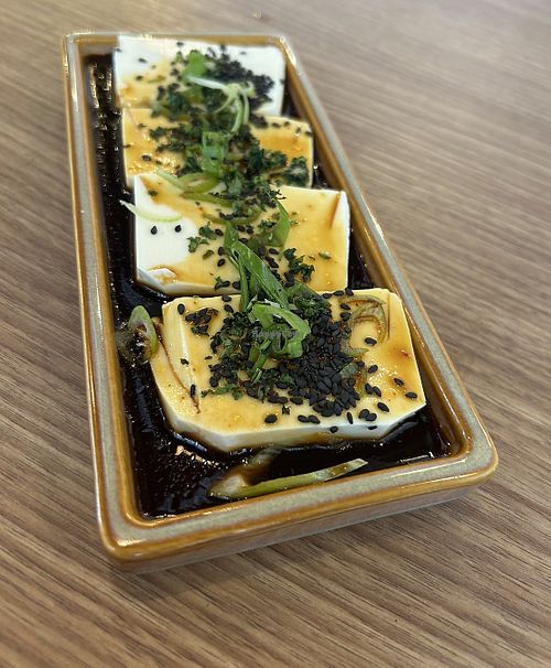fresh tofu   at Greenami in Milan