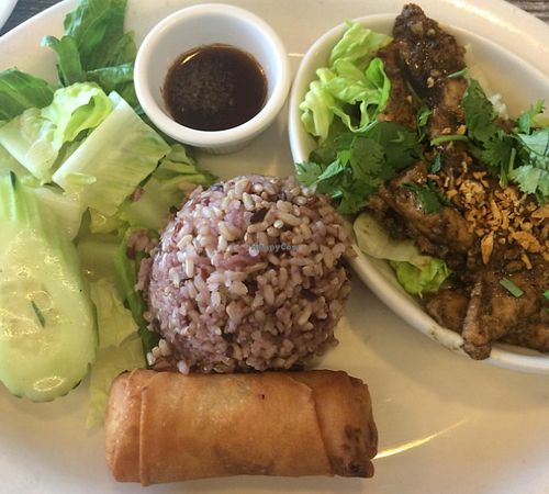 garlic pepper at Vegan Glory in Los Angeles