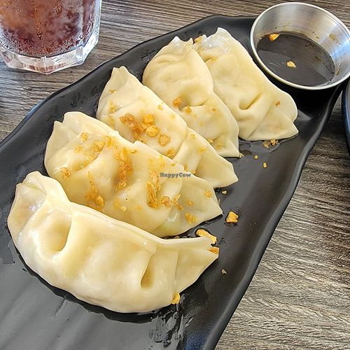 Pot Stickers at Vegan Glory in Los Angeles