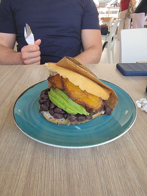 Veggie Arepa at Love Store - Snack Bar in Aveiro