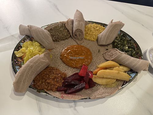  at Desta Ethiopian in Dallas
