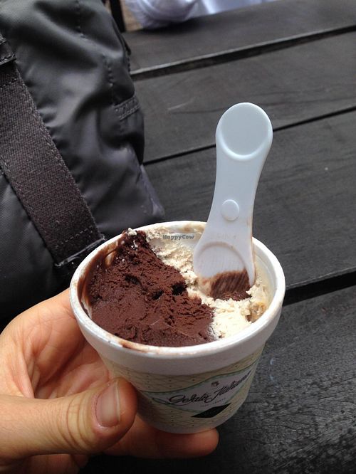 Tanzânia's chocolate (best ice cream ever) and chestnuts. at Stuzzi Come L'Italia - Campo Belo in Sao Paulo