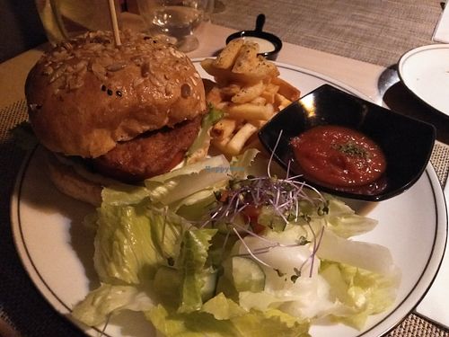 Burger at Soul R. Vegan Cafe in Taipei