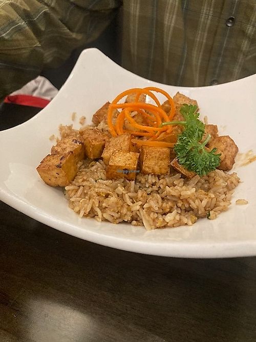 Fried Rice with Tofu added at Saisaki Van Wert in Van Wert