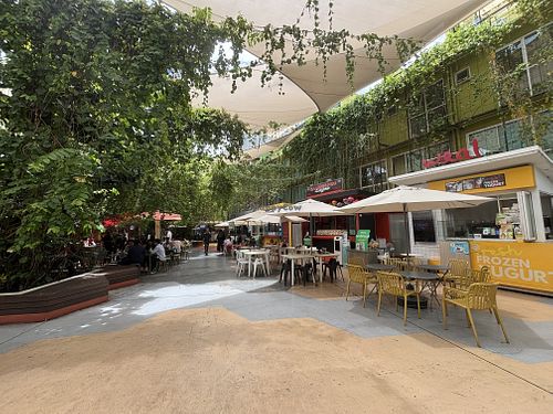 Courtyard  at Banh Mi & Pho Saigon in Bangkok