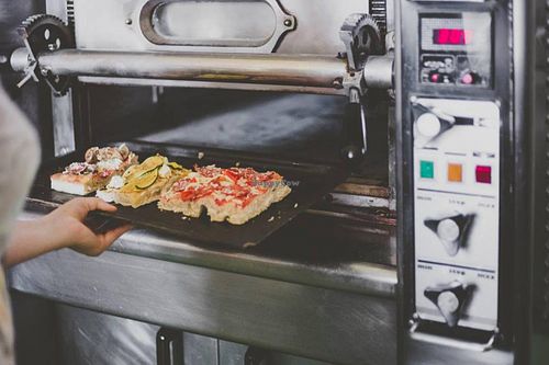 Pizza Oven at Ghiotto Take-Away in Verona