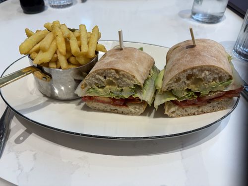 Club sandwich   at The Court in Edinburgh