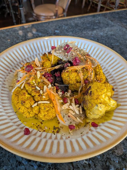 Bbq spiced cauliflower at Kazba Cocktail Bar in Fortitude Valley