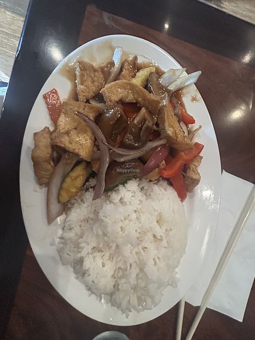 tofu and mushrooms  at Thanh Tam II in San Francisco