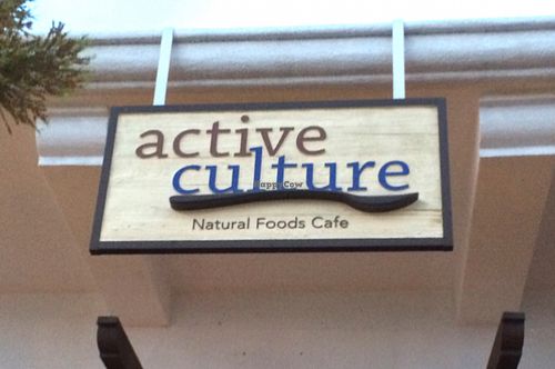 This is what the sign looks like at Active Culture in San Clemente