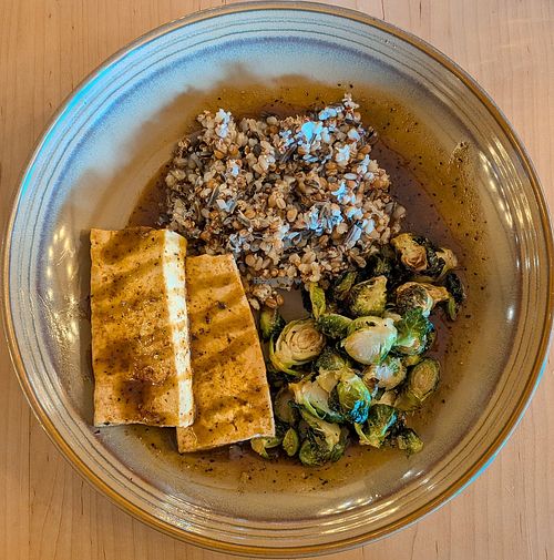 Smoked Tofu at Roosevelt Lodge Dining Room & Saloon in Mammoth