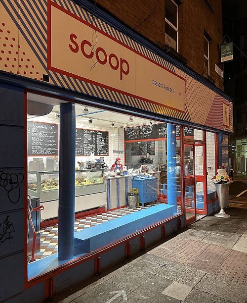 Storefront  at Scoop Dessert Parlour in Dublin