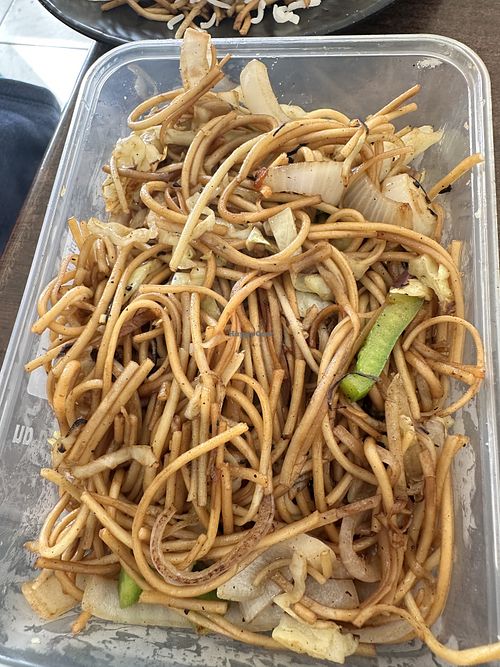 Vegan noodles  at Dhaba Box in Melton South