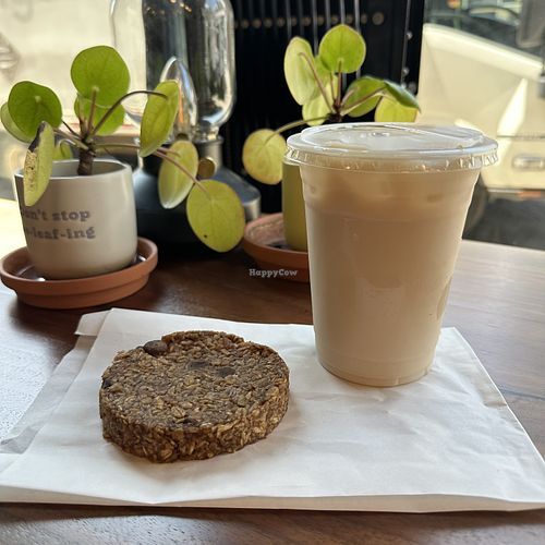 Cowgirl Cookie and Iced London Fog  at Understory Café in Toronto
