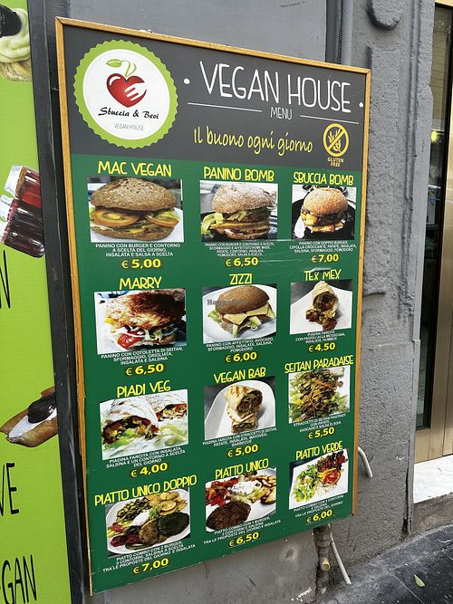 Menu   at Vegan Art in Naples