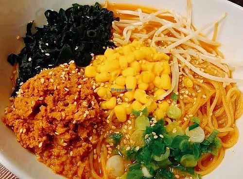 Spicy Miso Ramen at VegiLicious in Kouri