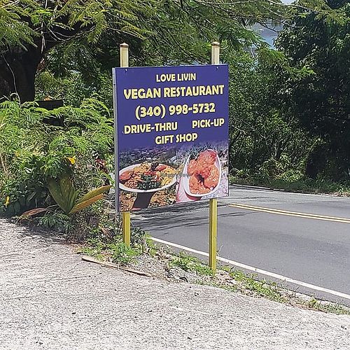 Other sign at Pilgrim Terrace entrance.   at Love Livin in St Thomas