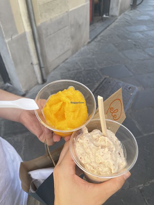 Mango and Almond Slush  at  Ele Gelati e Granite in Lucca