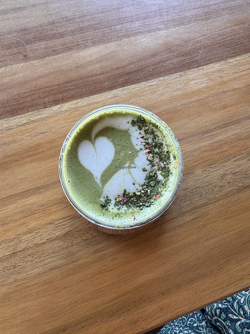 Matcha with Soy, Almond or Oatmilk  at Paon by Together Bali in Pecatu