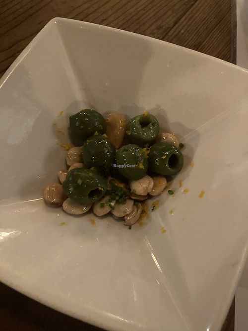 Smoked olives  at Leon's Full Service in Decatur