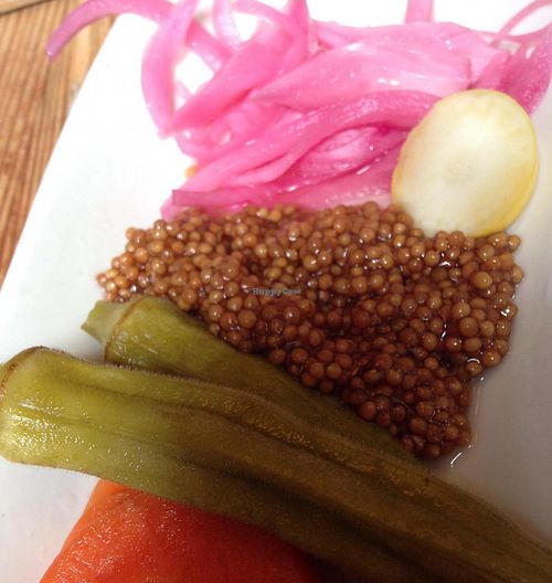 Pickle platter at Leon's Full Service in Decatur