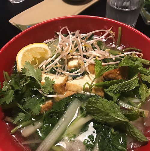 Vegan Pho at Hanoi Naturally in Abu Dhabi
