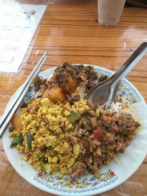 60 baht at Oasis Vegetaurant in Chiang Rai