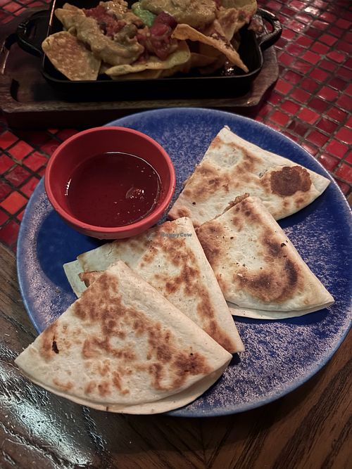 quesadilla   at Hacienda in Tokyo