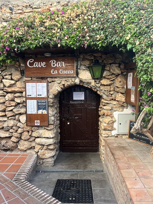 Entrance   at Bar La Cueva in Nerja
