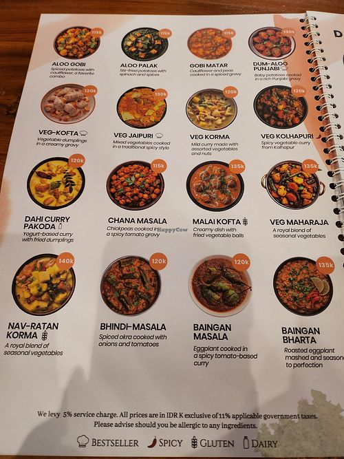 Menu july 2026 at AYODHYA Indian Pure Veg & Jain Restaurant BALI in Kuta