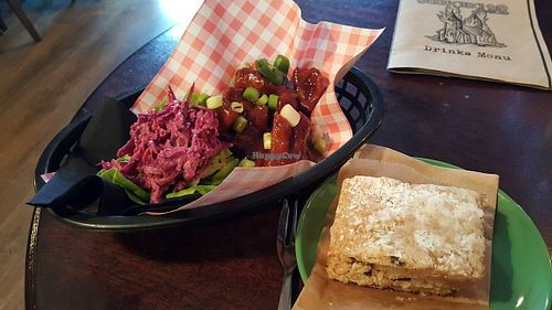 vegan ribs at The Waiting Room in South East London