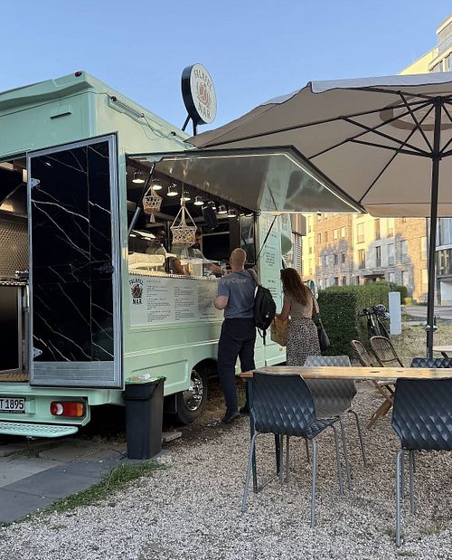 Foodtruck  at Falafel Nar - Syrian Restaurant in Frankfurt