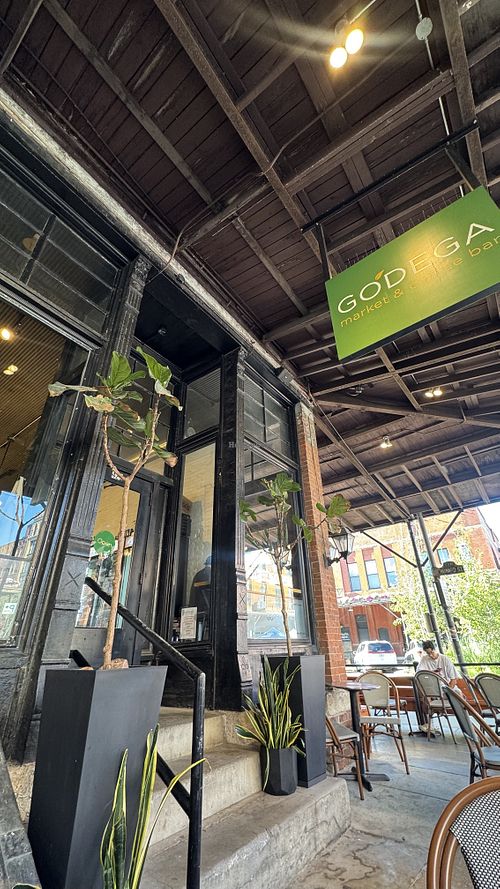 Outdoor area  at Godega - Market &amp; Coffee Bar in Omaha
