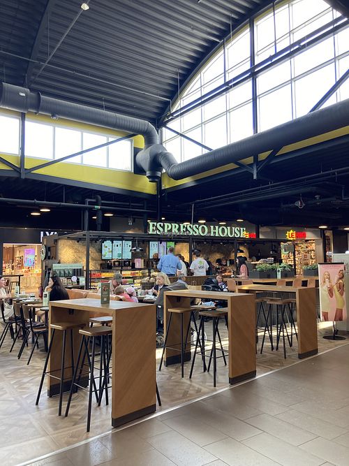 Good service, and though in mall: space and daylight.  at Espresso House - Uddevalla Torp in Uddevalla