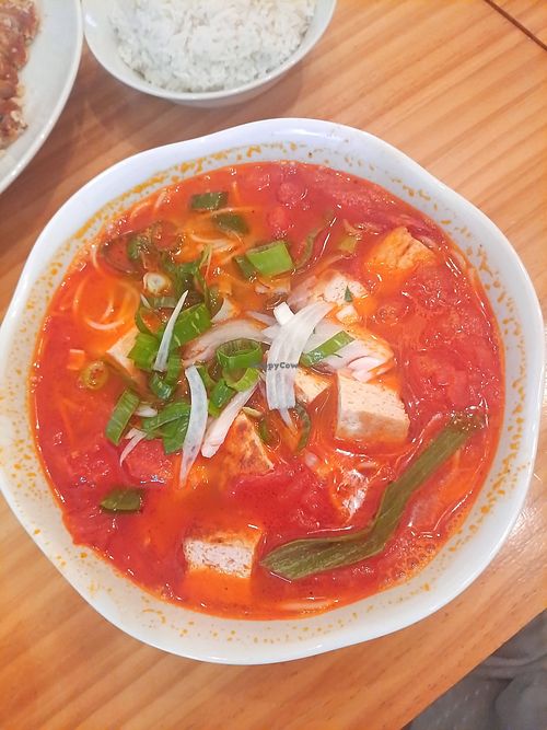 Bún đậu at Phở Vietnamita in Comunidad De Madrid